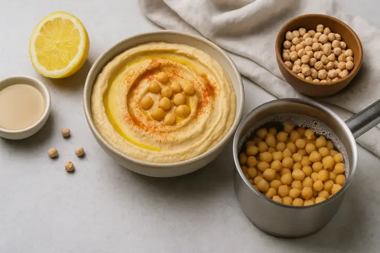Ricetta hummus fatto in casa con ceci secchi: Riduci i tempi di ammollo con un semplice passaggio