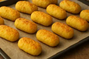 Crocchette di patate light al forno: Otterrai una crosta dorata senza grassi aggiunti