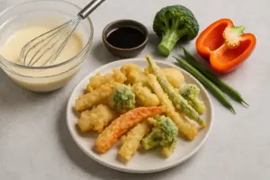 Cos’è davvero la pastella perfetta per verdure in tempura? Un ingrediente inaspettato la rende irresistibile