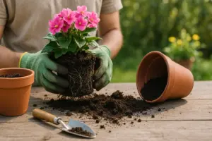 Trapiantare le piante in vaso: L’errore comune che causa stress e perdita di fioritura