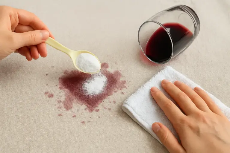 Come togliere le macchie di vino dal tessuto? Il rimedio casalingo che risolve subito