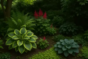 Cosa mettere nello spazio ombreggiato del giardino? Specie che sorprendono per vitalità