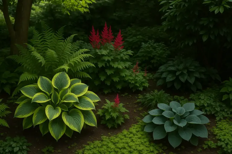 Cosa mettere nello spazio ombreggiato del giardino? Specie che sorprendono per vitalità