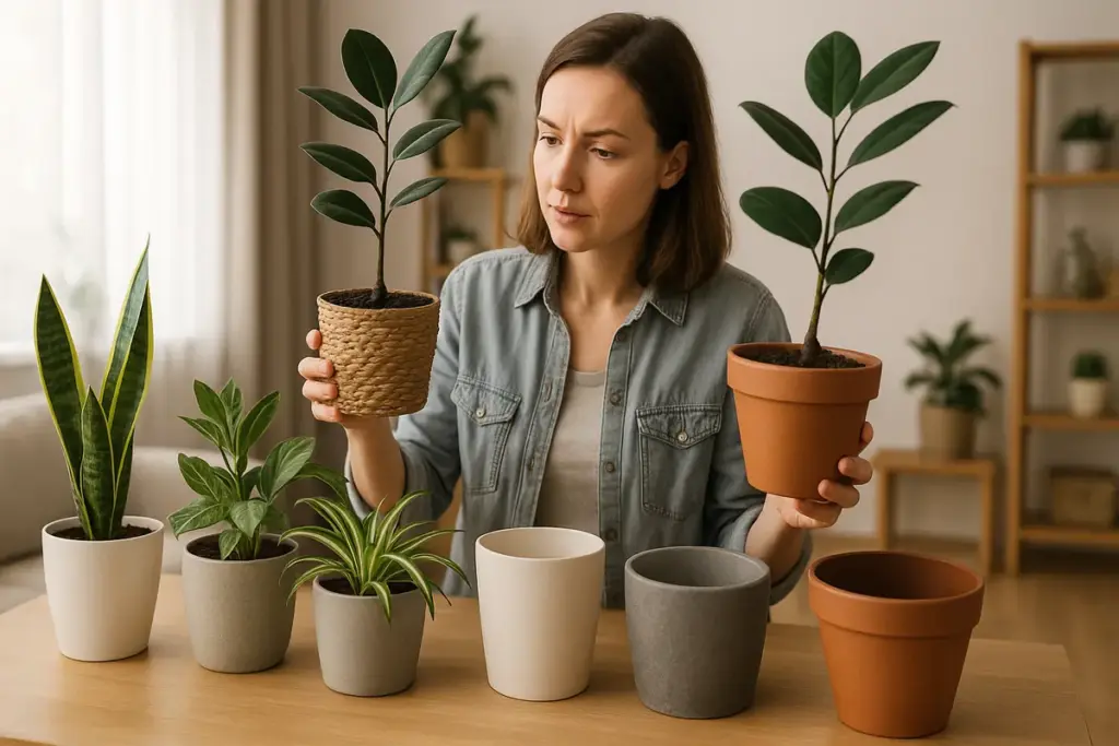 Come scegliere il vaso giusto per ogni pianta da interni? Il fattore chiave per la crescita sana