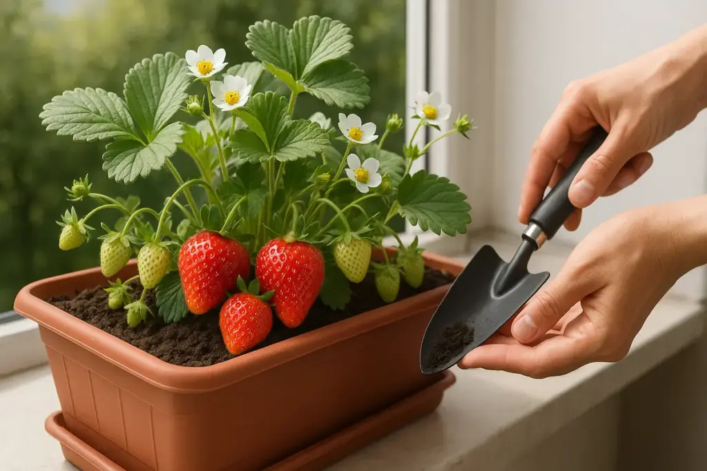 Coltivare fragole sul davanzale: Tutti i trucchi per frutti dolci e abbondanti in poco spazio