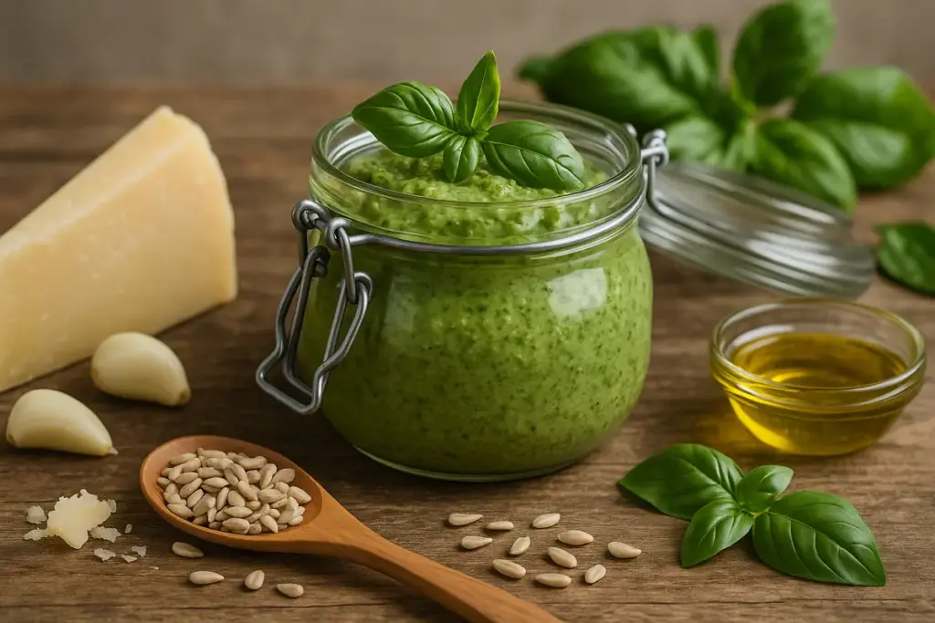 Come si ottiene un pesto cremoso senza pinoli? L’ingrediente alternativo che piace a tutti