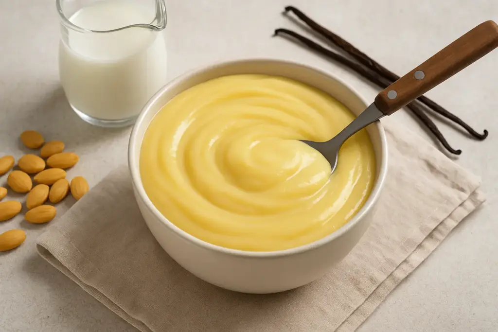 Crema pasticcera vegana fatta in casa: Otterrai una consistenza liscia usando solo ingredienti naturali