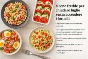 4 cene fredde per chiudere luglio senza accendere i fornelli