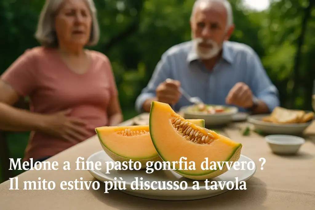 Melone a fine pasto gonfia davvero? Il mito estivo più discusso a tavola