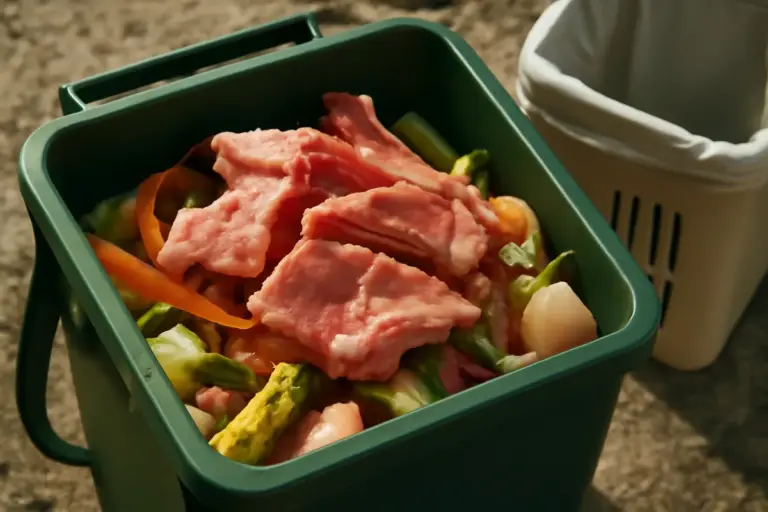 Scarti di carne nell’umido: quello che rischia di compromettere il compost