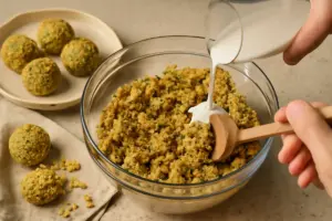 Impasto per polpette vegane che si sgretola: il legante naturale che salva tutto