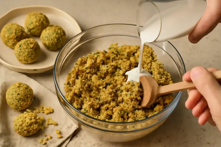 Impasto per polpette vegane che si sgretola: il legante naturale che salva tutto