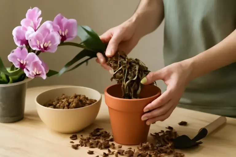 Rinvasare le orchidee: il substrato che fa rifiorire senza stress
