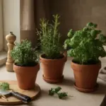 Erbe aromatiche in cucina d’inverno: le specie che crescono senza luce diretta