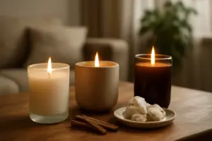 Candele profumate in casa: i materiali che fanno la differenza per l’aria
