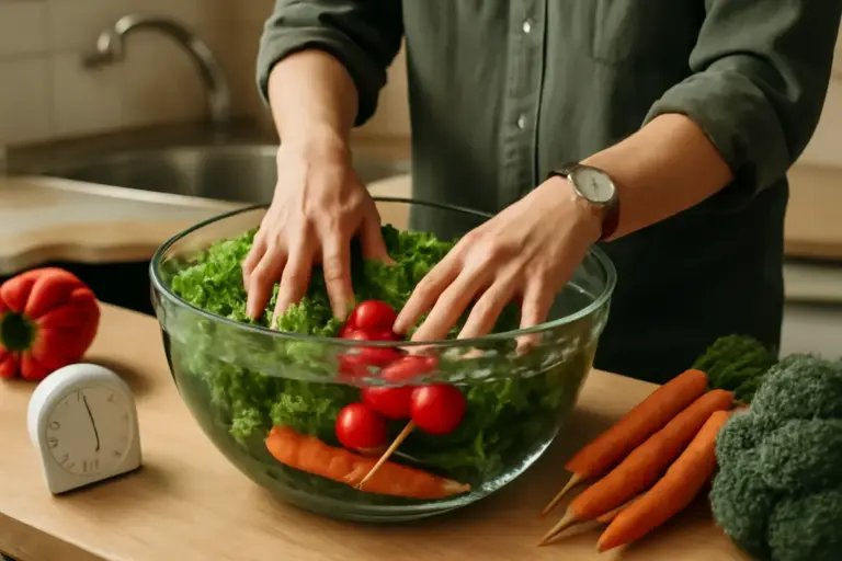 Immergere le verdure in acqua fredda: quanto tempo serve per pulirle bene