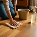 Pulire il parquet in modo naturale: l’errore che lo opacizza nel tempo