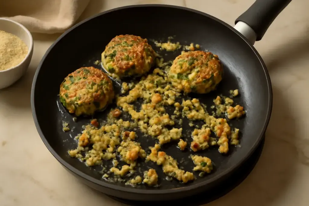 Polpette di verdure che si sfaldano in cottura: l’errore nel riposo dell’impasto