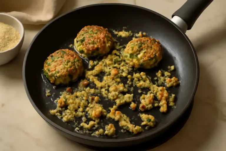 Polpette di verdure che si sfaldano in cottura: l’errore nel riposo dell’impasto