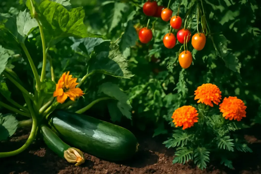Zucchine in orto con quali piante? l’abbinamento che potenzia il raccolto
