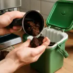 Fondi di caffè nella raccolta umida: come usarli senza sprecarli