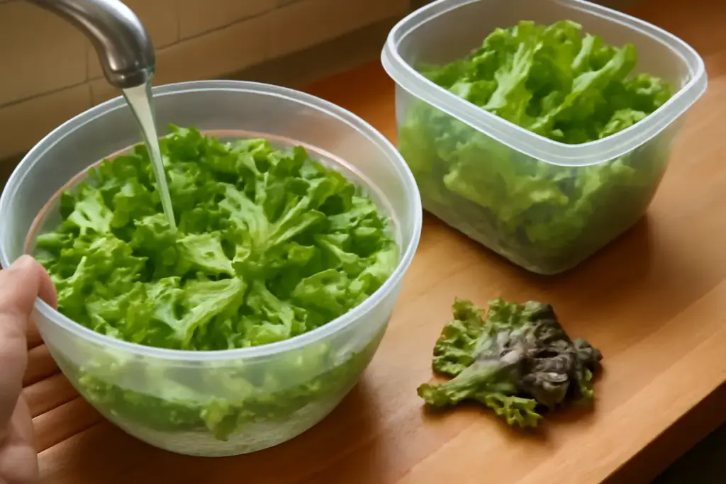 Lavare l’insalata in anticipo: l’accortezza che evita muffe e foglie molli
