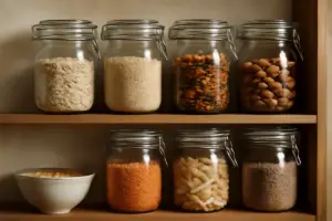 Alimenti sfusi in dispensa: i contenitori che mantengono intatte le qualità