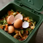Gusci d’uovo nell’umido o nel compost: dove finiscono davvero
