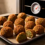 Polpette vegane croccanti fuori e morbide dentro: la temperatura del forno conta